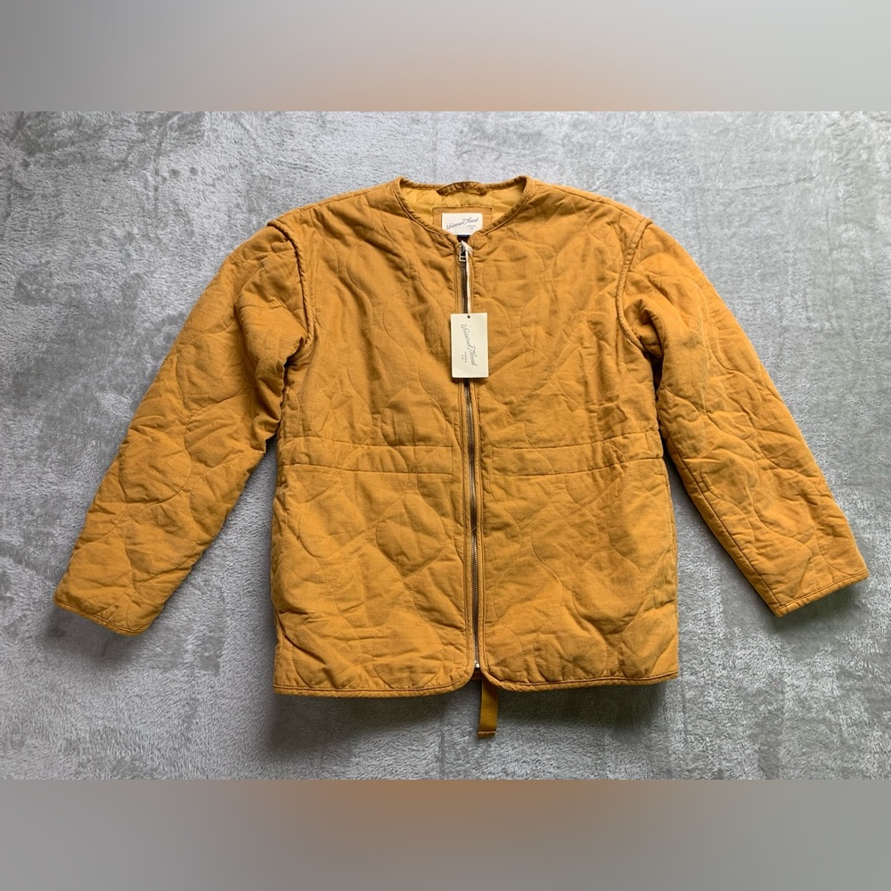 Universal Thread Quilted Corduroy ZipUp Jacket Gathered Waist Womens Sz XS W501